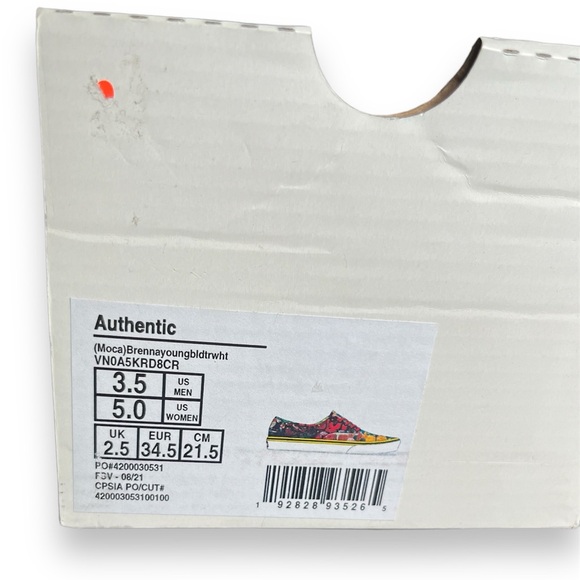 Vans Sneakers Moca Brenna Youngblood Kids Size 3.5 New - Picture 8 of 9